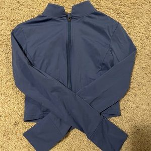 Balance athletica cropped full zip jacket